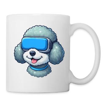Poodle in VR: Gamer Dog Adventure - Mug - white - Right