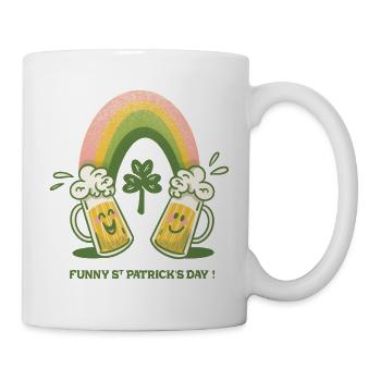Funny Saint Patrick'day ! - Mug blanc - blanc - Droite
