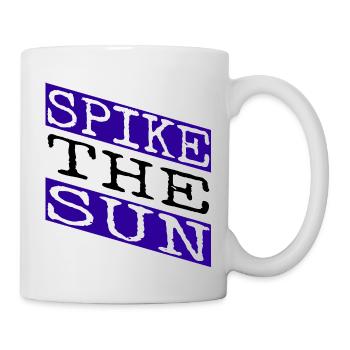 sunny days birthday present beach volleyball gear - Tasse - Weiß - Rechts