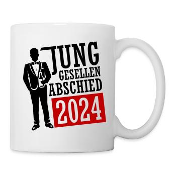 Junggesellenabschied 2024 - Tasse - Weiß - Rechts