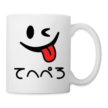 Winking Face Tongue Out てへぺろ Tehepero | Oops - Mug - white - Right