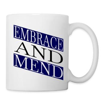 relations de soutien, réseau de soutien présent - Mug blanc - blanc - Droite