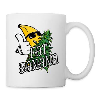 Cannabis Fat Banana - Mug - white - Right