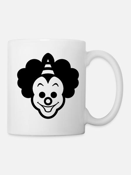 Clown - Tasse - Weiß