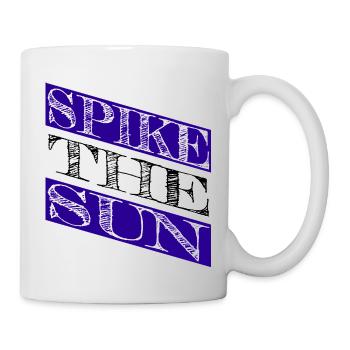 sayings beach volleyball matches - Tasse - Weiß - Rechts