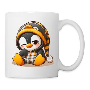 Pingouin fatigué - Mug blanc - blanc - Droite
