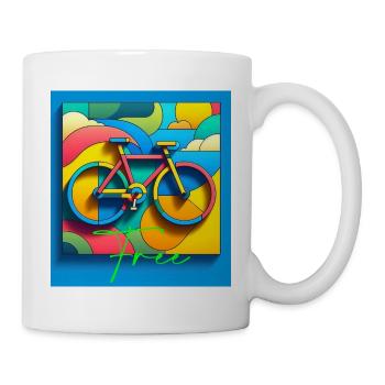 Bike - Tasse - Weiß - Rechts