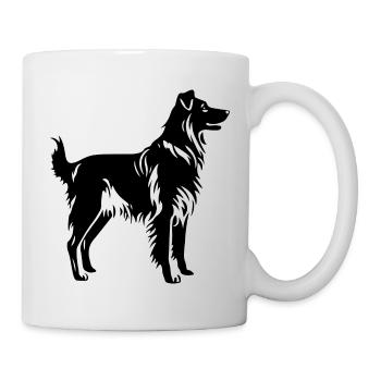 Australian Shepherd Dog Icon - Mug - white - Right