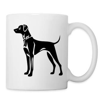 Icône Chien Dogue Allemand - Mug blanc - blanc - Droite