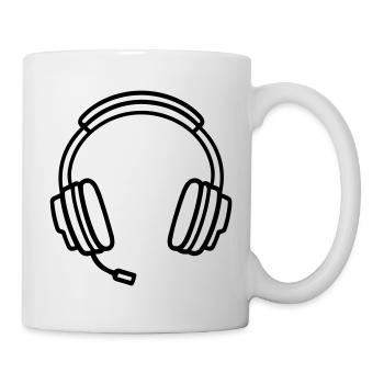 Gaming-Headset - Tasse - Weiß - Rechts