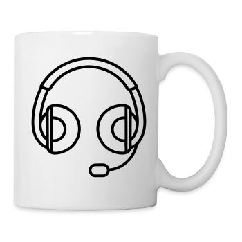 Gaming-Headset - Tasse - Weiß - Rechts