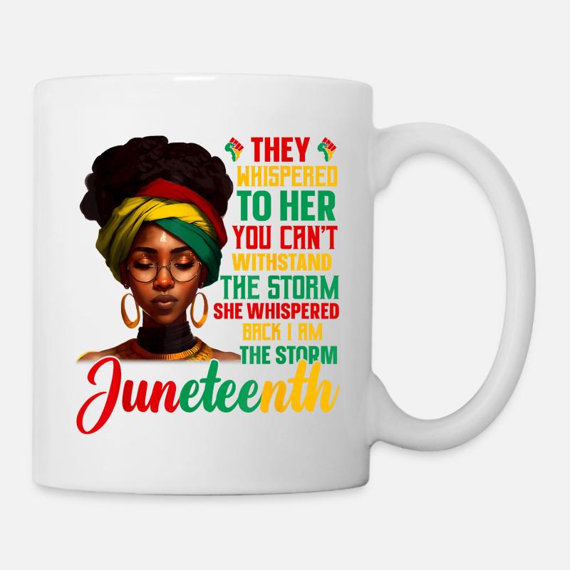 The Storm Juneteenth Black History Month African - Mug - white