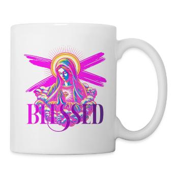 Mother Mary Neon Mary - Mug - white - Right