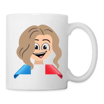 a French woman - Mug - white - Right