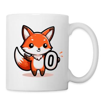 Adorable Zero Fox Left - Mug - white - Right