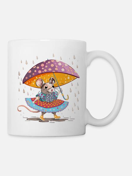 It's raining - Mug - white