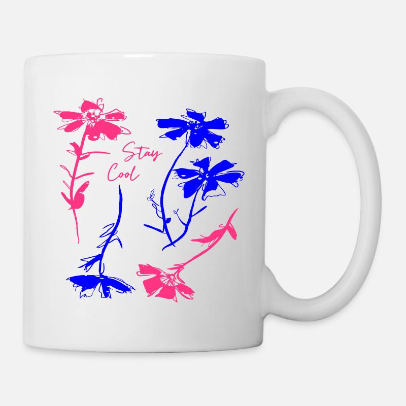 stay cool - Tasse - Weiß