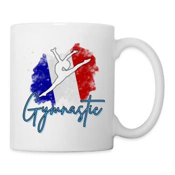 Gymnastique Francaise - French gymnastic sport - Mug blanc - blanc - Droite