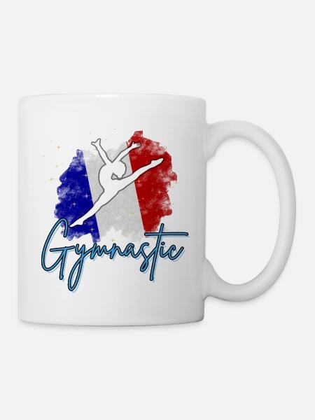 Gymnastique Francaise - French gymnastic sport - Mug blanc - blanc