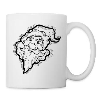 Weihnachtsmann - Tasse - Weiß - Rechts