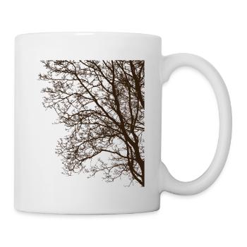 Forêt sombre, Bois sombres, Amoureux de la nature - Mug blanc - blanc - Droite