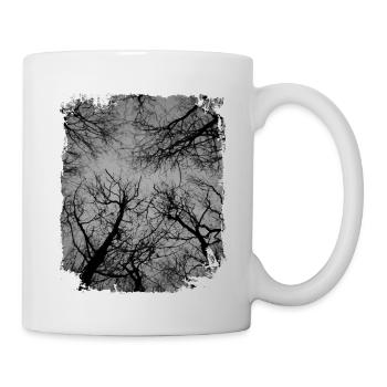 Dunkler Wald, Dunkle Wälder, Naturliebhaber - Tasse - Weiß - Rechts