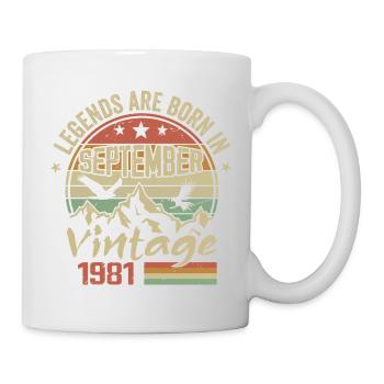 September 1981 Birthday Gift September 1981 - Mug - white - Right