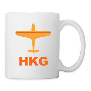 Flughafen Hongkong - Chek Lap Kok - HKG - Tasse - Weiß - Rechts
