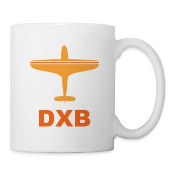 Flughafen Dubai - UAE Vereinigte Arabische Emirate - Tasse - Weiß - Rechts