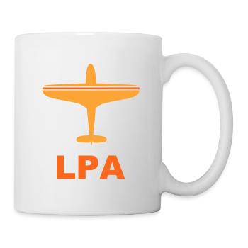 Flughafen Gran Canaria - Las Palmas - Kanaren - Tasse - Weiß - Rechts