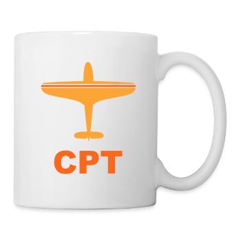 Flughafen Kapstadt - CPT - Südafrika - Spotter - Tasse - Weiß - Rechts