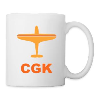 Jakarta Airport - CGK - Indonesia - Spotter - Mug - white - Right