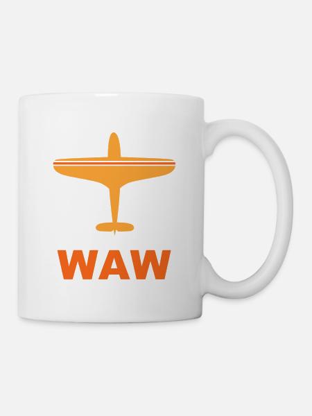 Warsaw Airport - Poland - Poland - Spotter - Mug - white