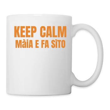 Garder son calme Dialecte de Brescia 1 - Mug blanc - blanc - Droite