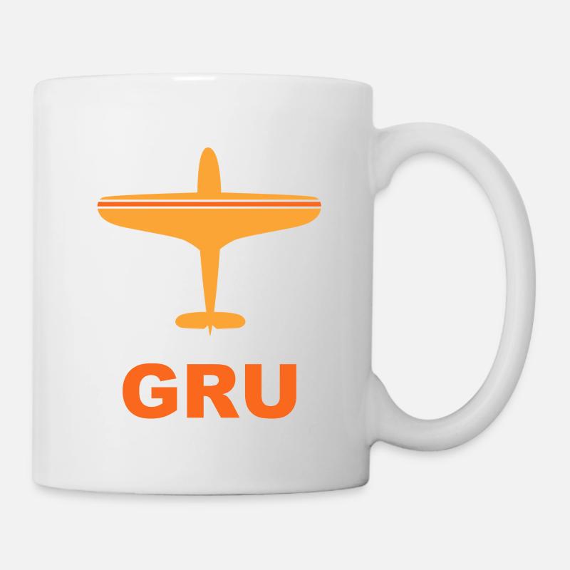 Aéroport de Sao Paulo - Brésil - Spotter - Mug blanc - blanc