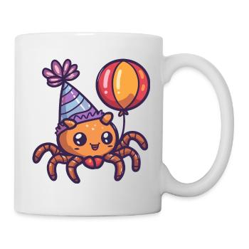 Tarentule Anniversaire Bébé - Mug blanc - blanc - Droite
