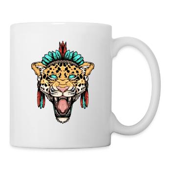 Tribal Jaguar - Mug - white - Right