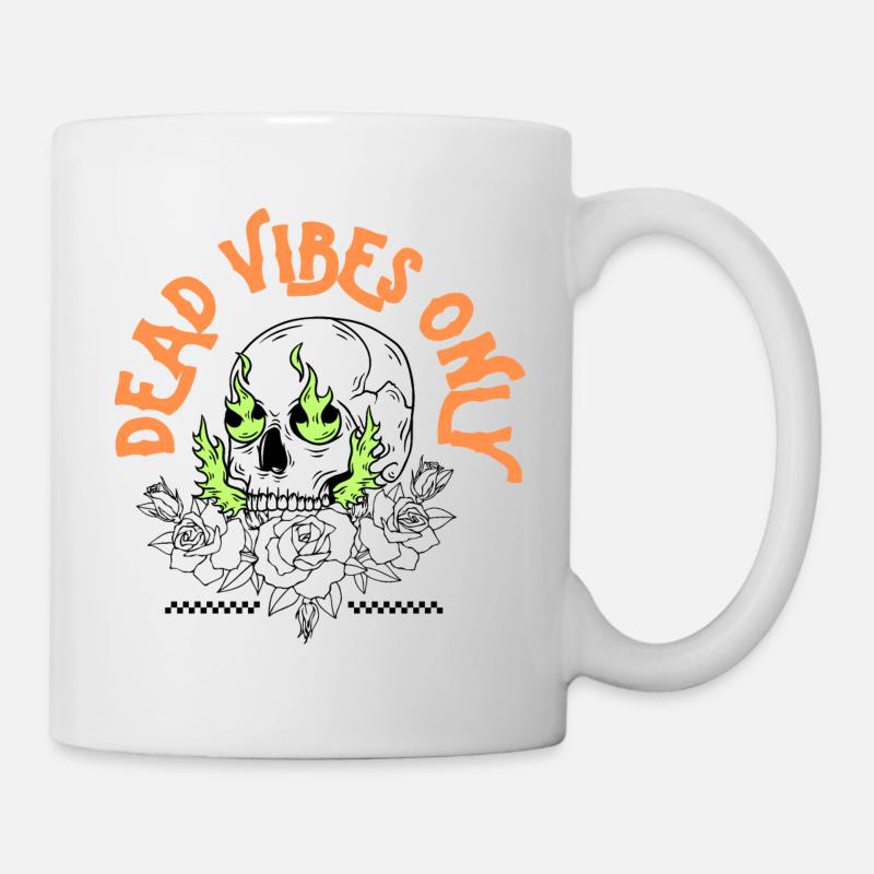 Halloween Skull - Mug - white