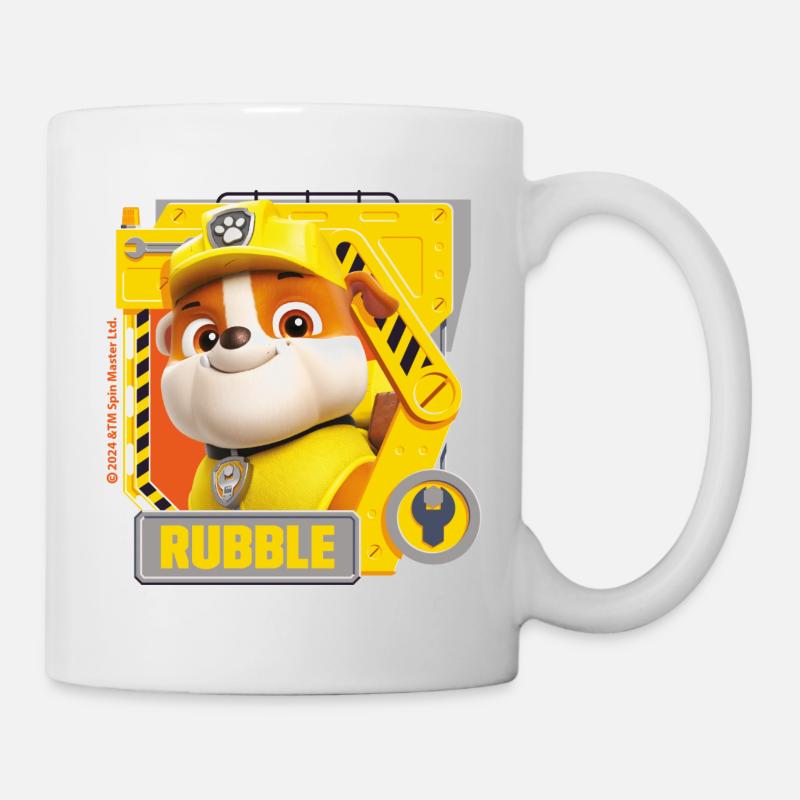 Paw Patrol Rubble Charakterdesign - Tasse - Weiß
