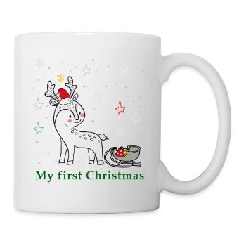 my first christmas - Tasse - Weiß - Rechts