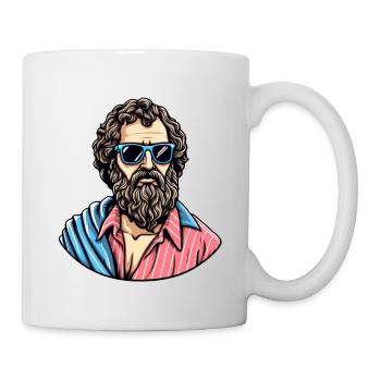Casual Cool Philosopher Look - Mug - white - Right