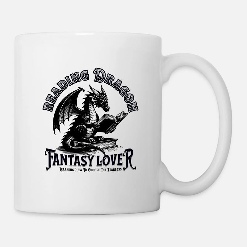 Dragon Fantasy Book World - Mug - white