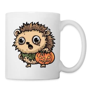 Hedgehog Halloween Comic Funny - Mug - white - Right