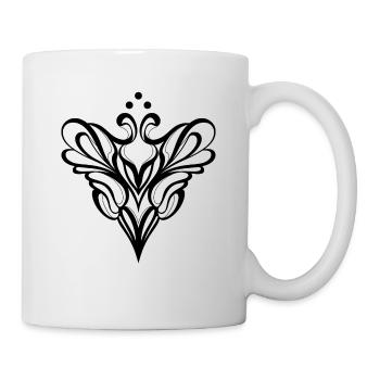 Ornament - Tasse - Weiß - Rechts