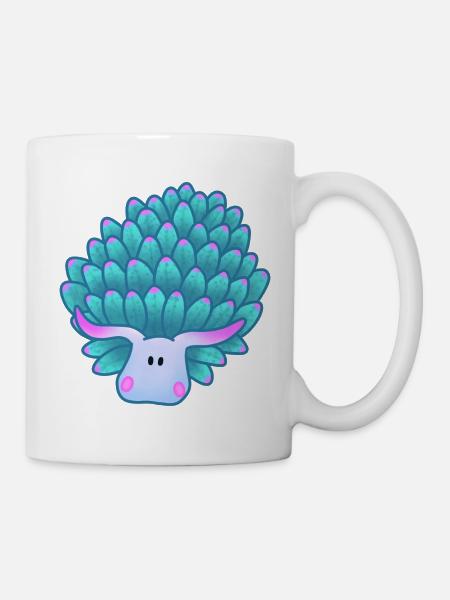 Costasiella kuroshimae Meeresschnecke - Tasse - Weiß