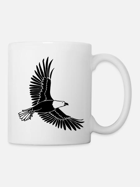 Adler - Tasse - Weiß
