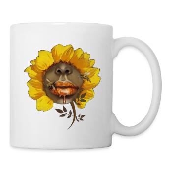 le miel et les abeilles - Mug blanc - blanc - Droite