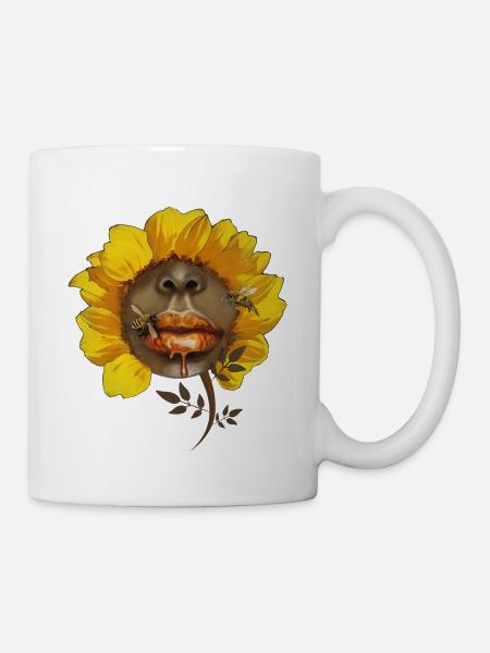 le miel et les abeilles - Mug blanc - blanc