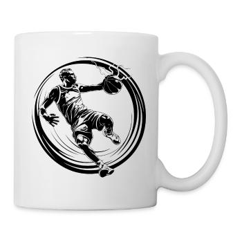 Basketballer Basketball Spieler Mann - Tasse - Weiß - Rechts