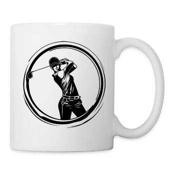 Golfeuse Femme - Mug blanc - blanc - Droite